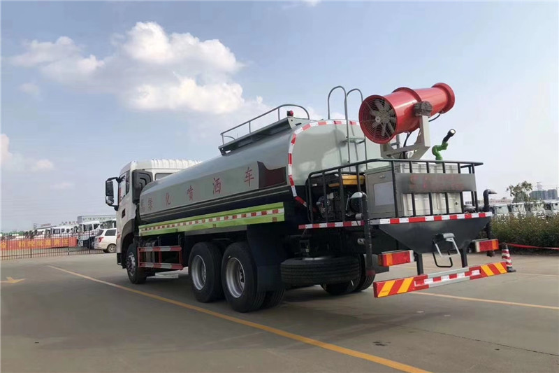 東風(fēng)天龍后八輪20噸噴霧車，國六綠化噴灑車
