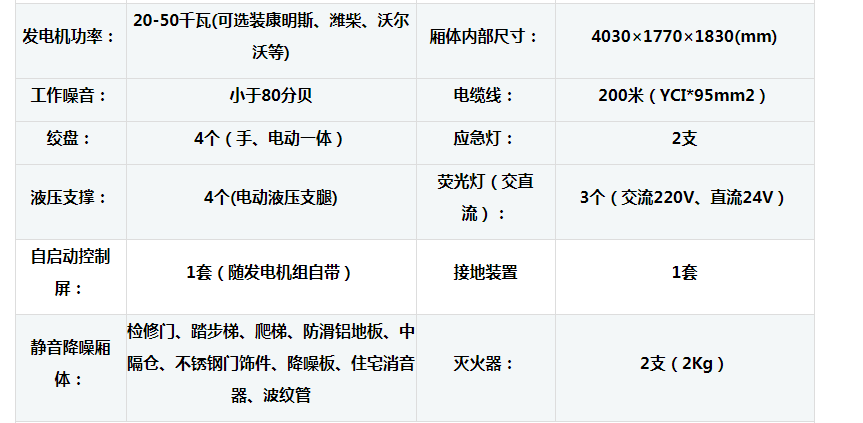 江鈴小型應(yīng)急發(fā)電車、電源車