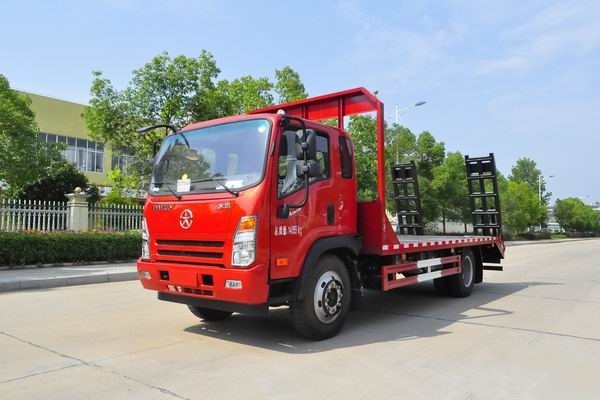 這款國六挖機平板運輸車很火，關(guān)注沒？